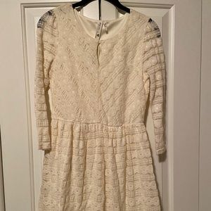 New ivory lace dress